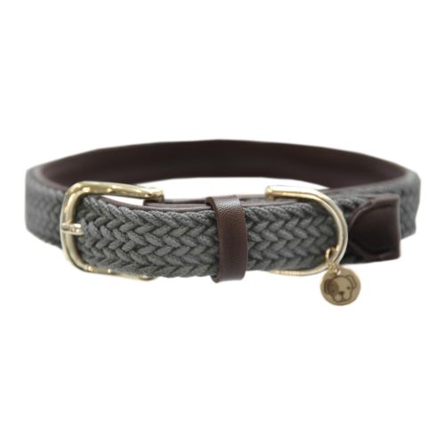 Kentucky Dogwear Hundehalsband Nylon geflochten - grau