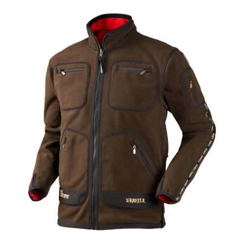 Härkila, Härkila Kamko Fleecejacke wendbar - Brown/Red