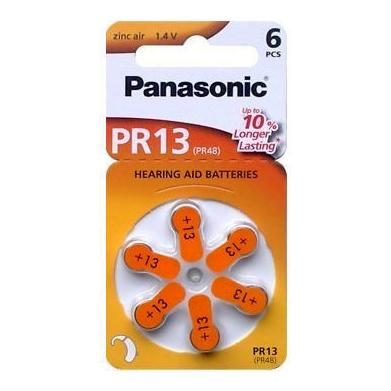 Panasonic, Panasonic Hörgerät Batterien 13 (6 Stk)