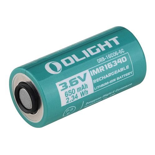 Olight, OLight ORB-16C06-6C Spezial-Akku 16340 3.7 V 650 mAh 1 St.