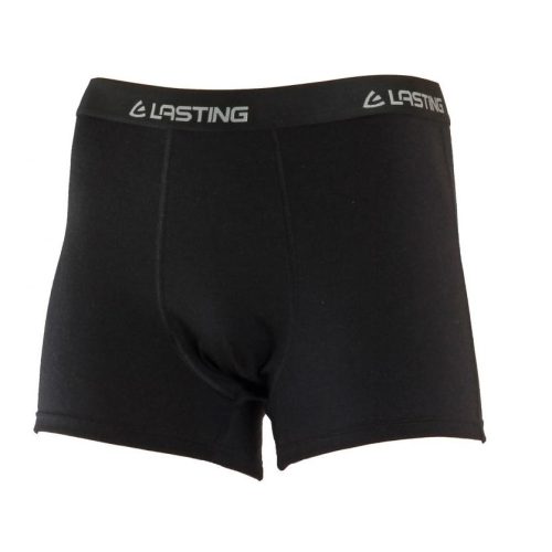Lasting, Lasting NORO Merinowolle Boxer-Shorts, 160gr - schwarz