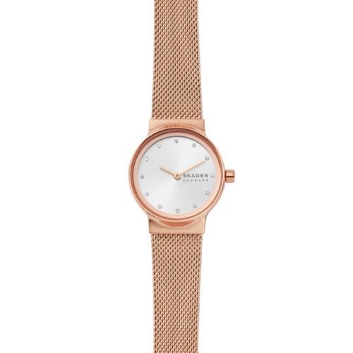 Skagen, Skagen Uhr Freja Milanaise Edelstahl roségoldfarben
