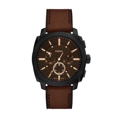 Fossil, Fossil Herren Machine UHR aus Edelstahl Schwarz