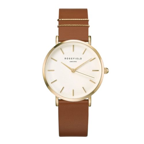 Rosefield, Rosefield - Analoguhr, West Village, 33mm, Braun