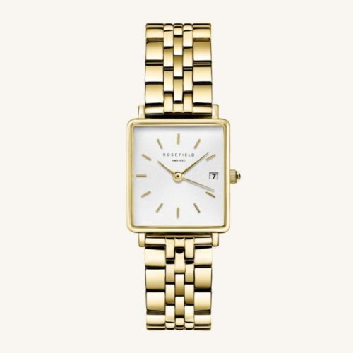 Rosefield, Rosefield - Analoguhr, The Mini Boxy, 24mm, Goldfarben