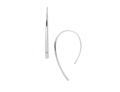 Fossil Jewels, Fossil Jewels Fossil Damen Ohrringe Bevel Hoop