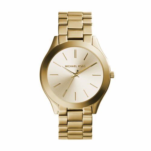 Michael Kors, Michael Kors Uhr Slim Runway goldfarben