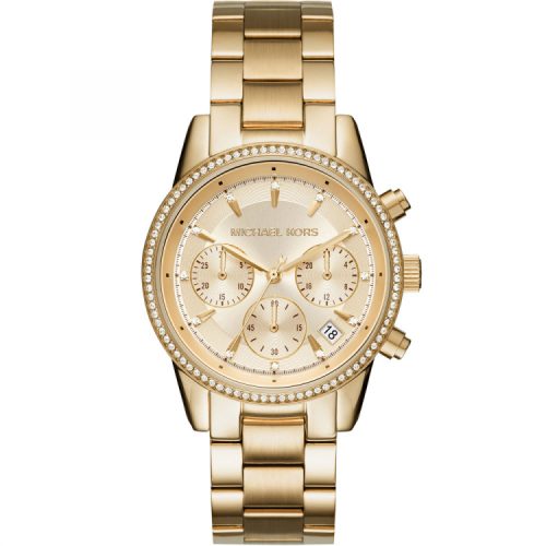 Michael Kors, Michael Kors Uhr Chronograph Bryant Edelstahl goldfarben