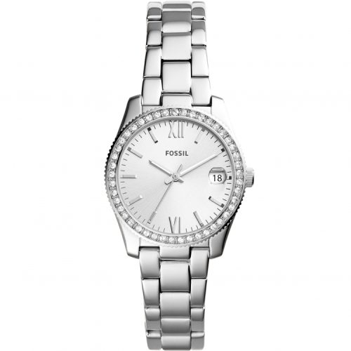 Fossil, Fossil - Analoguhr, Scarlette Mini, 32mm, Silber