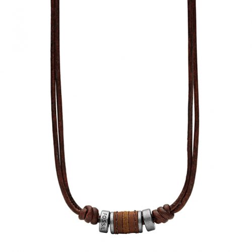 Fossil Jewels, Fossil Jewels Fossil Herren Kette - Rondell