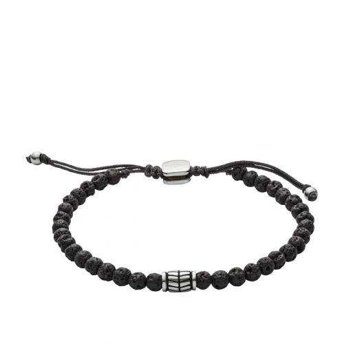 Fossil Jewels, Fossil Jewels Fossil Herren Armband Black Semi-Precious
