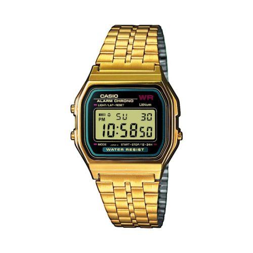 Casio, Casio Quarz Armbanduhr A159WGEA-1EF (L x B x H) 36.8 x 32.2 x 8.2 mm Gold Gehäusematerial=Harz Material