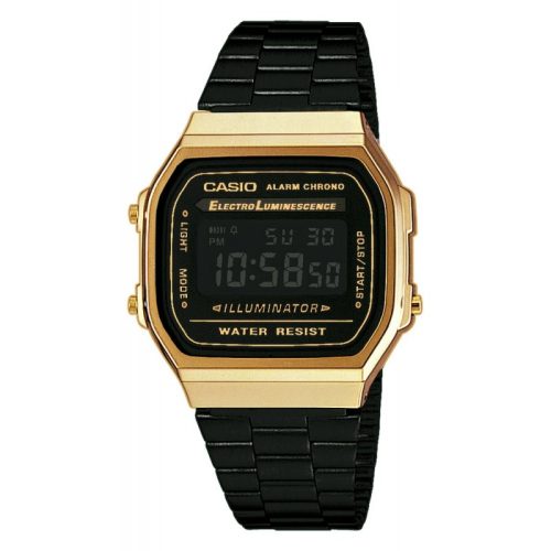 Casio, Casio Collection Retro Schwarz Schwarz A168Wegb-1Bef