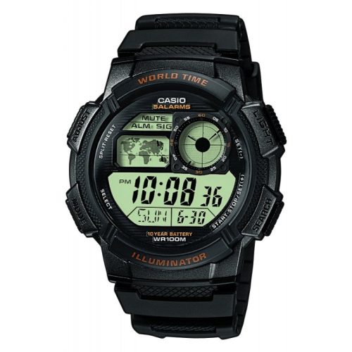 Casio, Casio Quarz Armbanduhr AE-1000W-1AVEF (L x B x H) 48.1 x 43.7 x 13.7 mm Schwarz Gehäusematerial=Harz Material