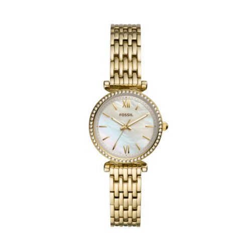Fossil, Fossil - Analoguhr, Carlie, 28mm, Goldfarben