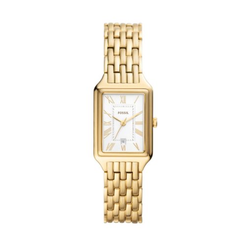 Fossil, Fossil Damen Raquel UHR aus Edelstahl Gold/Weiss 23Cm