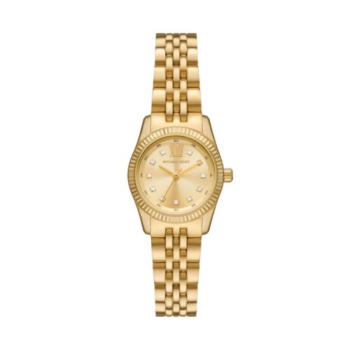 Michael Kors, Michael Kors Damen Lexington UHR aus Edelstahl Gold