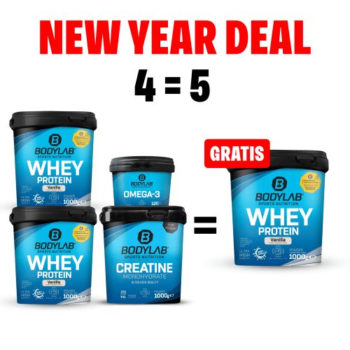Bodylab24, Whey Protein - 1000g - Milk Chocolate Hazelnut Wafer