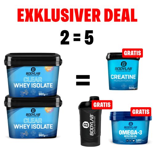 Bodylab24, 2 x Clear Whey Isolate (2 x 960g)