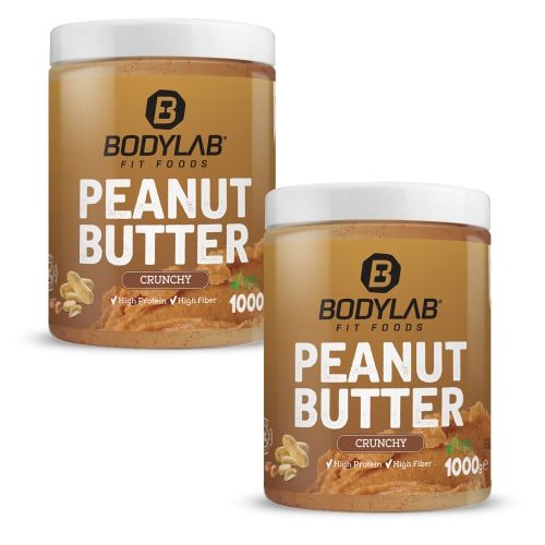 Bodylab24, 100% Peanut Butter - 1000g - Crunchy
