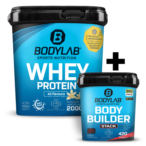 Bodylab24, Whey + BIG PACK ZMA (360 Kapseln)