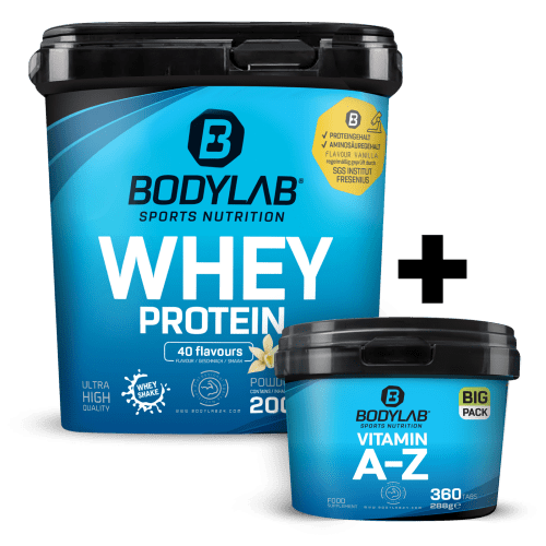 Bodylab24, Whey + BIG PACK ZMA (360 Kapseln)