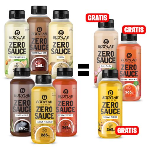 Bodylab24, 4 + 4 Zero Saucen Aktion
