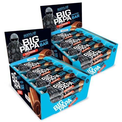 Bodylab24, BIG PAPA 50% Protein Bar - 12x100g - Chocolate Toffee Flavour