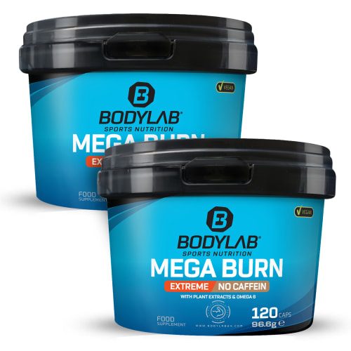 Bodylab24, Mega Burn Extreme NO Caffein (120 Kapseln)