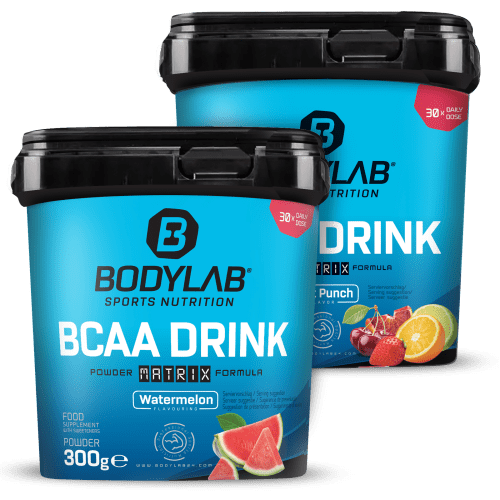 Bodylab24, BCAA Drink Powder Matrix Formula - 300g - Watermelon