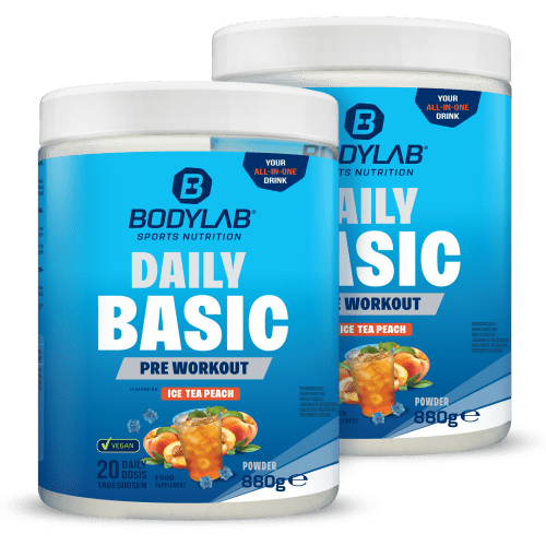 Bodylab24, Daily Basic Powder Ice Tea Peach (880g)