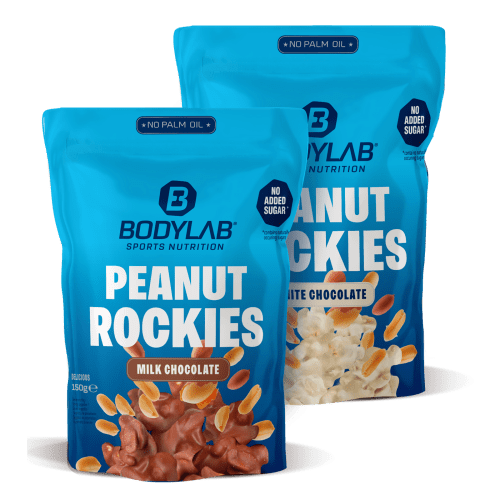 Bodylab24, Peanut Rockies - 150g - White Chocolate