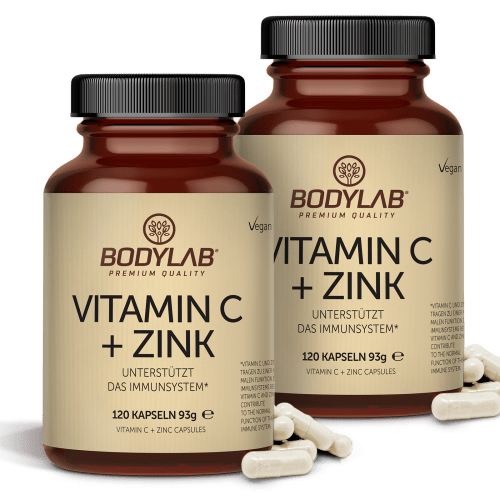 Bodylab24, Vitamin C + Zink (120 Kapseln)