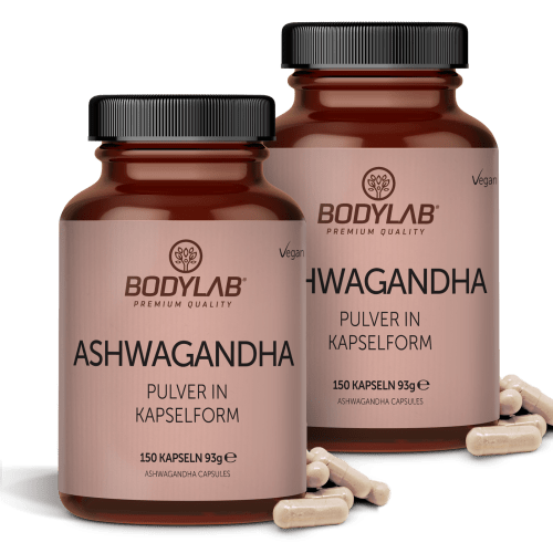Bodylab24, Ashwagandha Pulver in Kapselform (150 Kapseln)