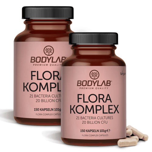 Bodylab24, Flora Complex / Komplex (150 Kapseln) (21 Bacteria Cultures 20 Billion CFU)
