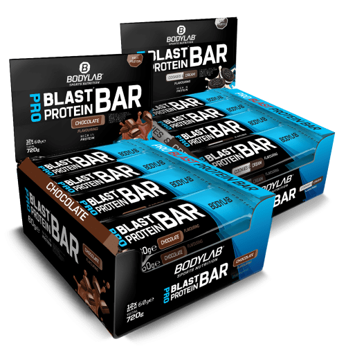 Bodylab24, Pro Blast Protein Bar - 12x60g - Chocolate Flavouring