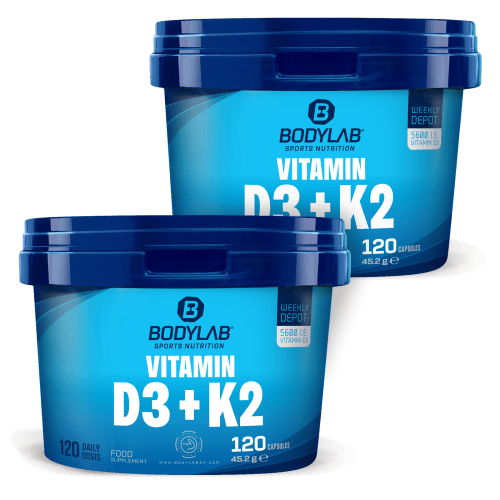 Bodylab24, Vitamin D3 + K2 (120 Kapseln)