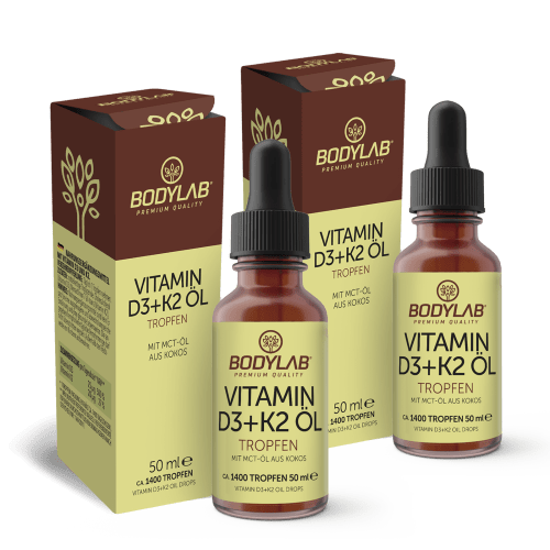 Bodylab24, Vitamin D3 + K2 Öl Tropfen (50ml)