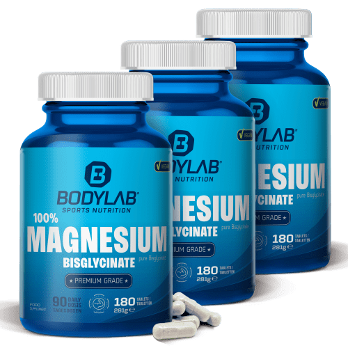 Bodylab24, 100% Magnesium Bisglycinat (180 Tabletten)