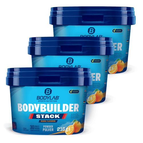 Bodylab24, Bodybuilder Stack Powder - 216g - Orange Flavouring