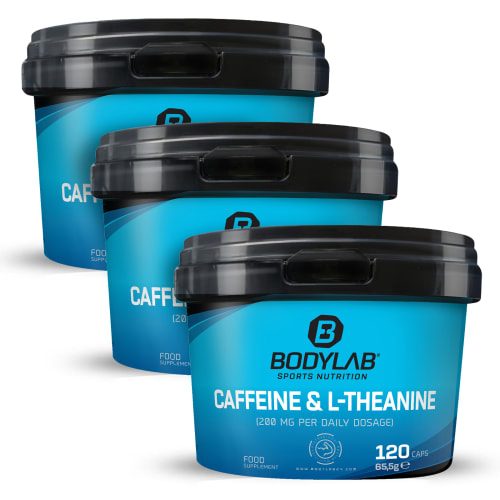 Bodylab24, Caffeine & L-Theanine (120 Kapseln)