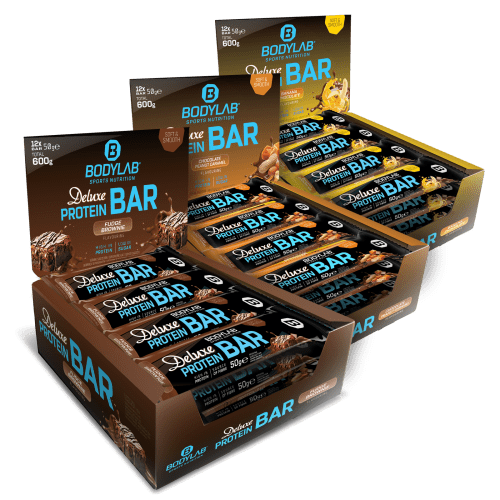 Bodylab24, Deluxe Protein Bar - 12x50g - Chocolate Peanut Caramel Flavouring