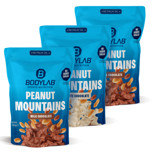 Bodylab24, Peanut Rockies - 150g - White Chocolate
