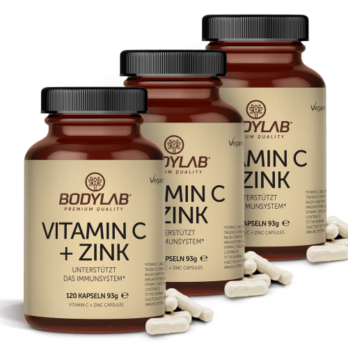 Bodylab24, Vitamin C + Zink (120 Kapseln)