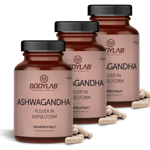 Bodylab24, Ashwagandha Pulver in Kapselform (150 Kapseln)