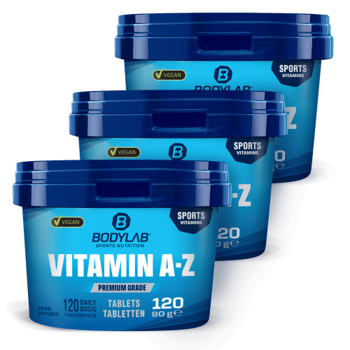 Bodylab24, Vitamin A-Z (120 Tabletten)