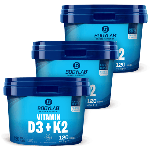 Bodylab24, Vitamin D3 + K2 (120 Kapseln)
