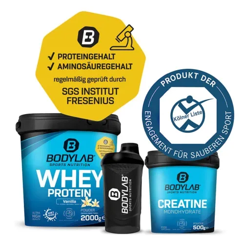 Bodylab24, Whey Protein - 2000g - Vanille