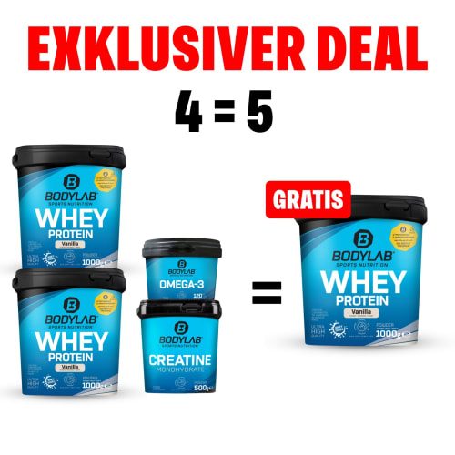 Bodylab24, Whey Protein - 1000g - Milk Chocolate Hazelnut Wafer