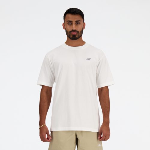 New Balance, New Balance T-Shirt "SPORT ESSENTIALS COTTON T-SHIRT" sportlicher Stil, mit Rundhalsausschnitt, ohne Verschluss, Kurzarm